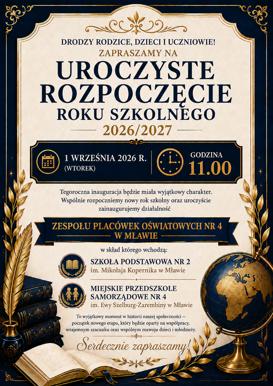 Rozpoczęcie roku szkolnego 2026/2027