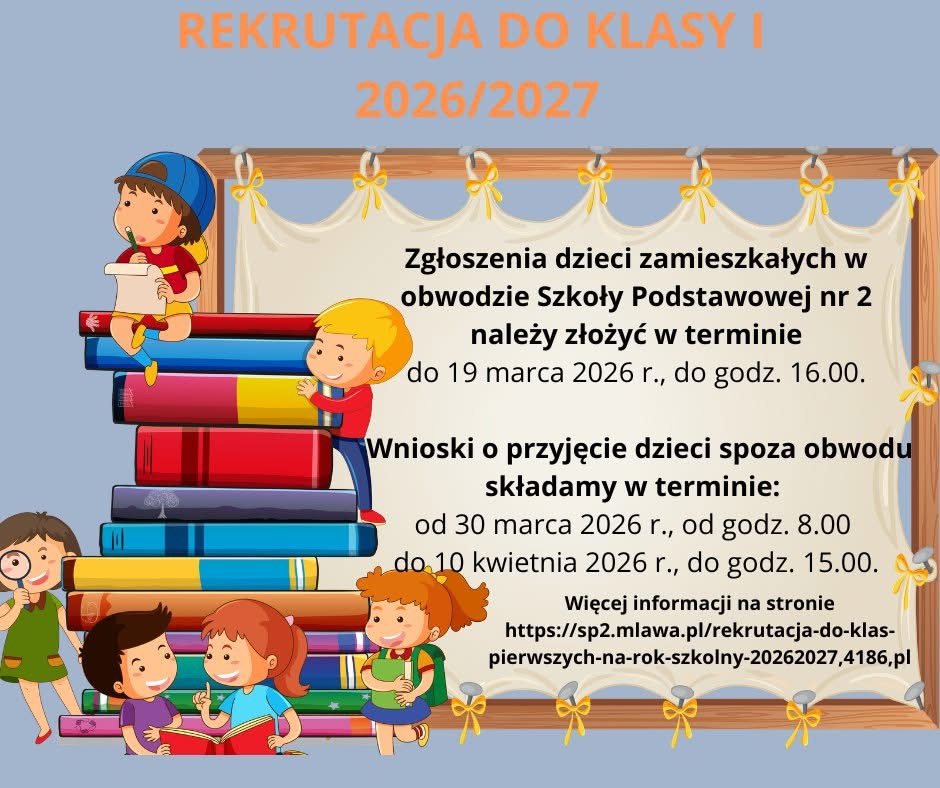 Rekrutacja  do oddziałów przedszkolnych na rok szkolny 2026/2027