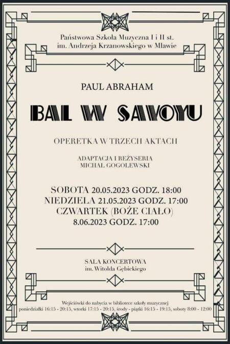 ''Bal w Savoyu''