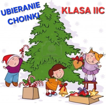 Ubieranie choinki w klasie IIc