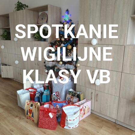 Spotkanie wigilijne w klasie 5b