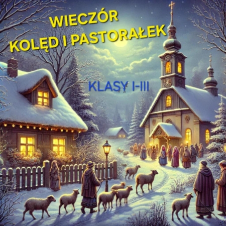 Wieczór kolęd i pastorałek w klasach I-III