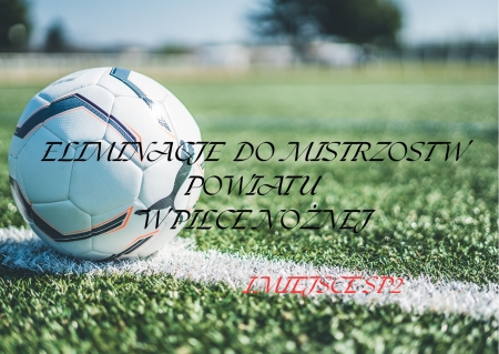 Pierwsze miejsce w eliminacjach do mistrzostw powiatu piłkarzy nożnych