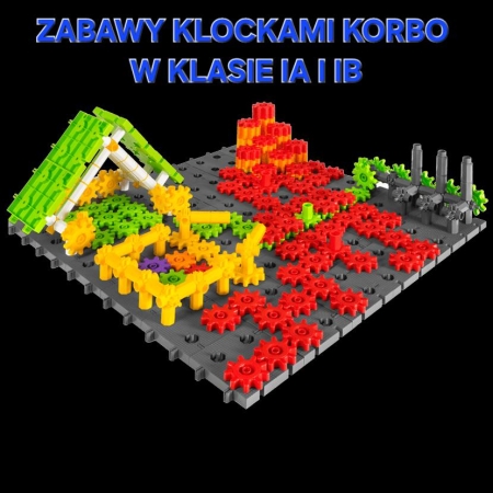 Klocki korbo wiosennie w klasach pierwszych