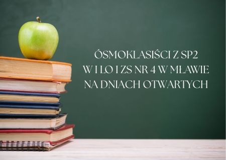 Ósmoklasiści w I LO i ZS nr 4 w Mławie