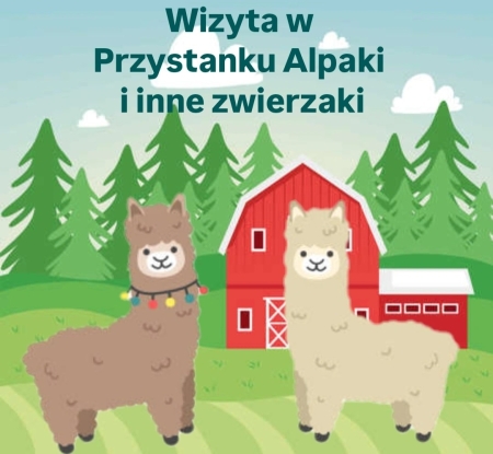 Wizyta przedszkolaków z grup 0a i 0b w ''Przystanku Alpaki i inne zwierzaki''
