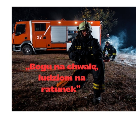 „Bogu na chwałę, ludziom na ratunek” – siódmoklasiści poznali zawód strażaka
