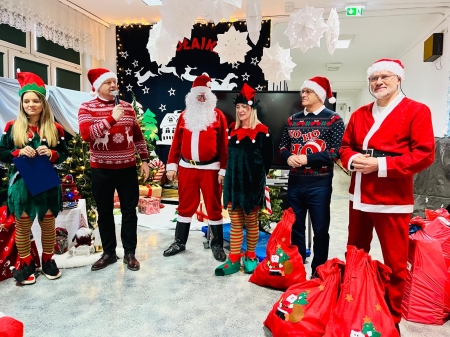 Mikołajkowa drużyna z Urzędu Miasta Mława