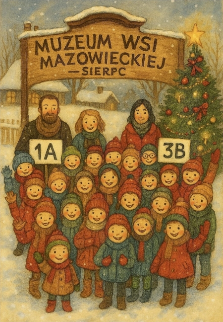 Wycieczka klasy 1a i 3b do Muzeum Wsi Mazowieckiej w Sierpcu