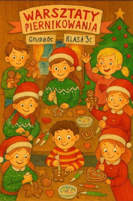 Piernikowanie w świątecznej atmosferze - grupa 0c i klasa 3c