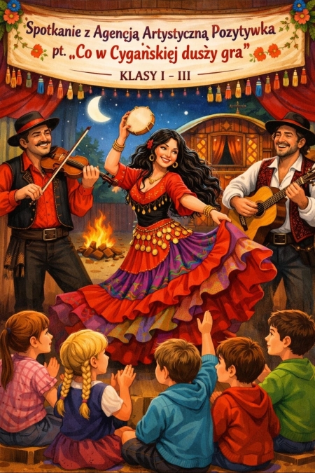 Spotkanie z Agencją Artstyczną Pozytywka pt. „Co w Cygańskiej duszy gra”