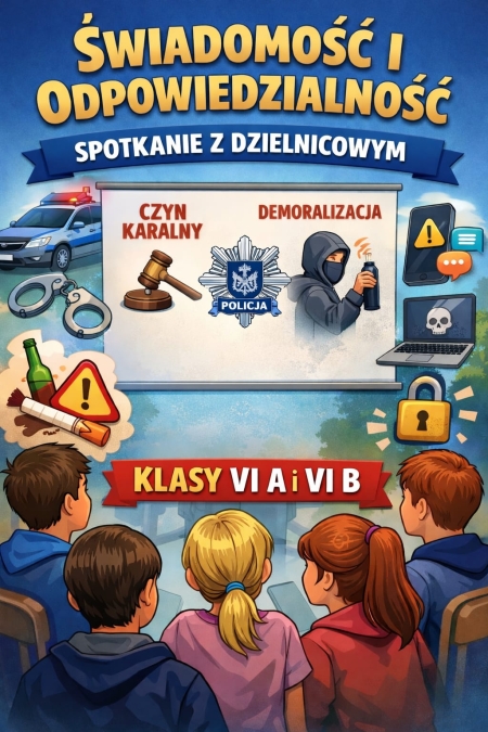 Świadomość i odpowiedzialność – spotkanie z dzielnicowym