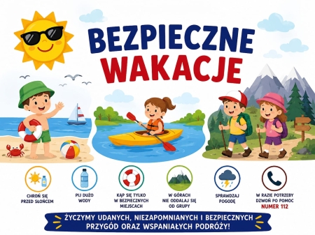 Bezpieczne wakacje!
