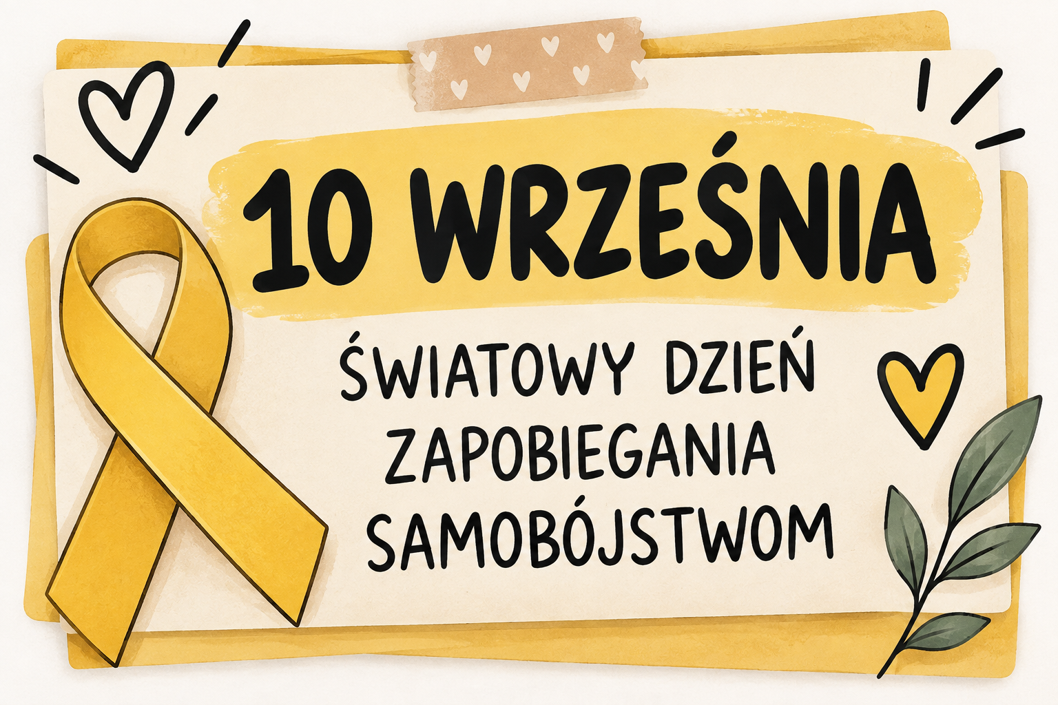 Światowy Dzień Zapobiegania Samobójstwom - 10 września